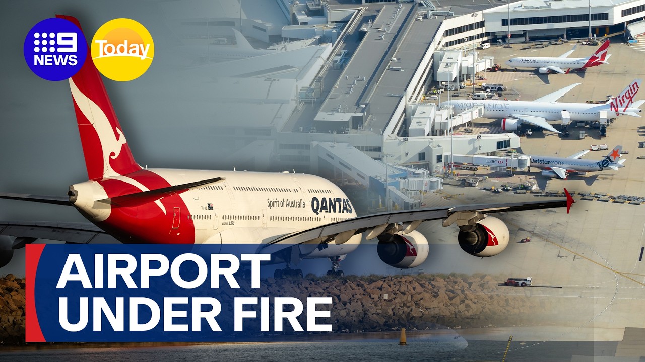 Qantas planes nearly collide at Australia's busiest airport | 9 News Australia