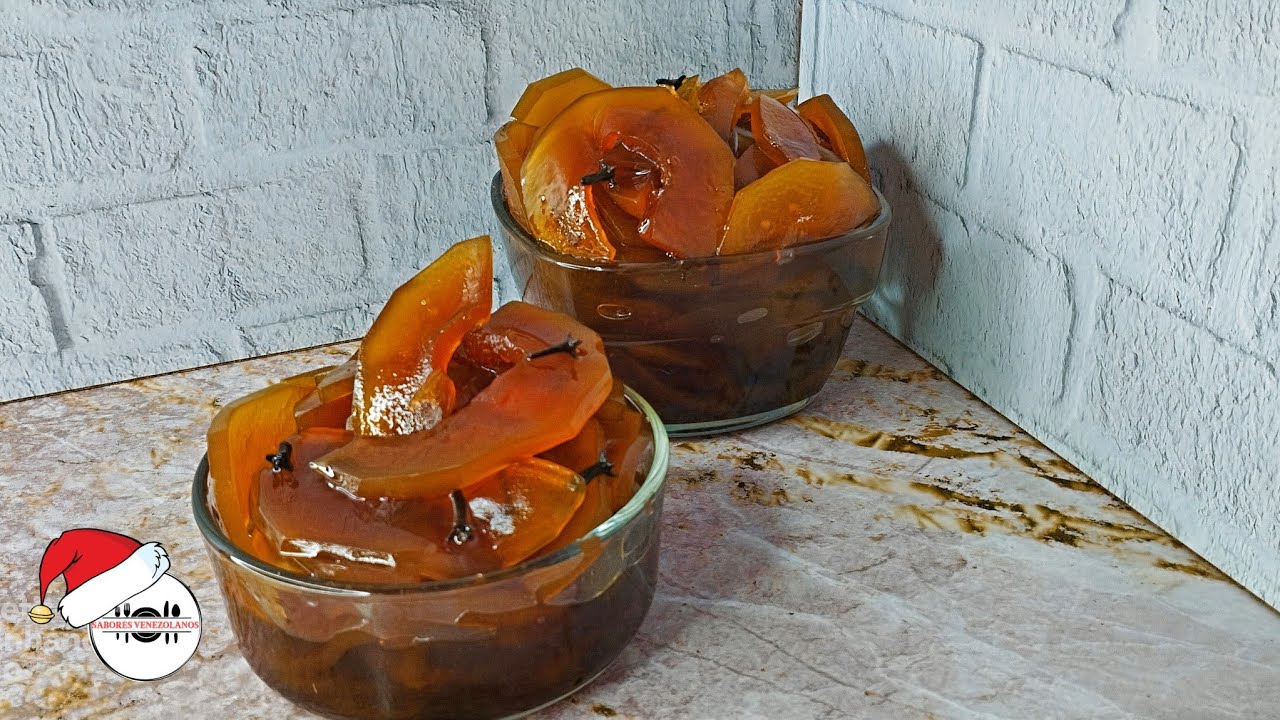 DULCE DE LECHOSA O PAPAYA RECETA ESPECIAL PARA NAVIDAD Y FECHAS ESPECIALES @SABORESVENEZOLANOS