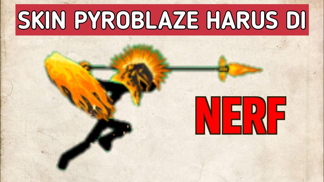 NERF !!! Skin pyroblaze ? || STICKWAR LEGACY 