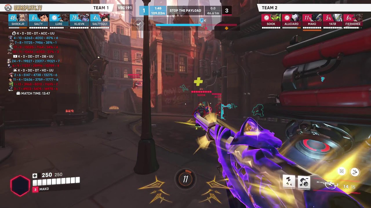 2 - Jan 22 - Scrims Row by MAKO — Overwatch 2 Replay VBC191