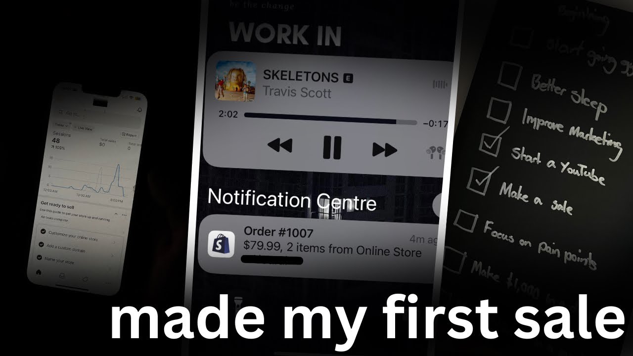 I made my first sale with ecom. I’m 16 years old.