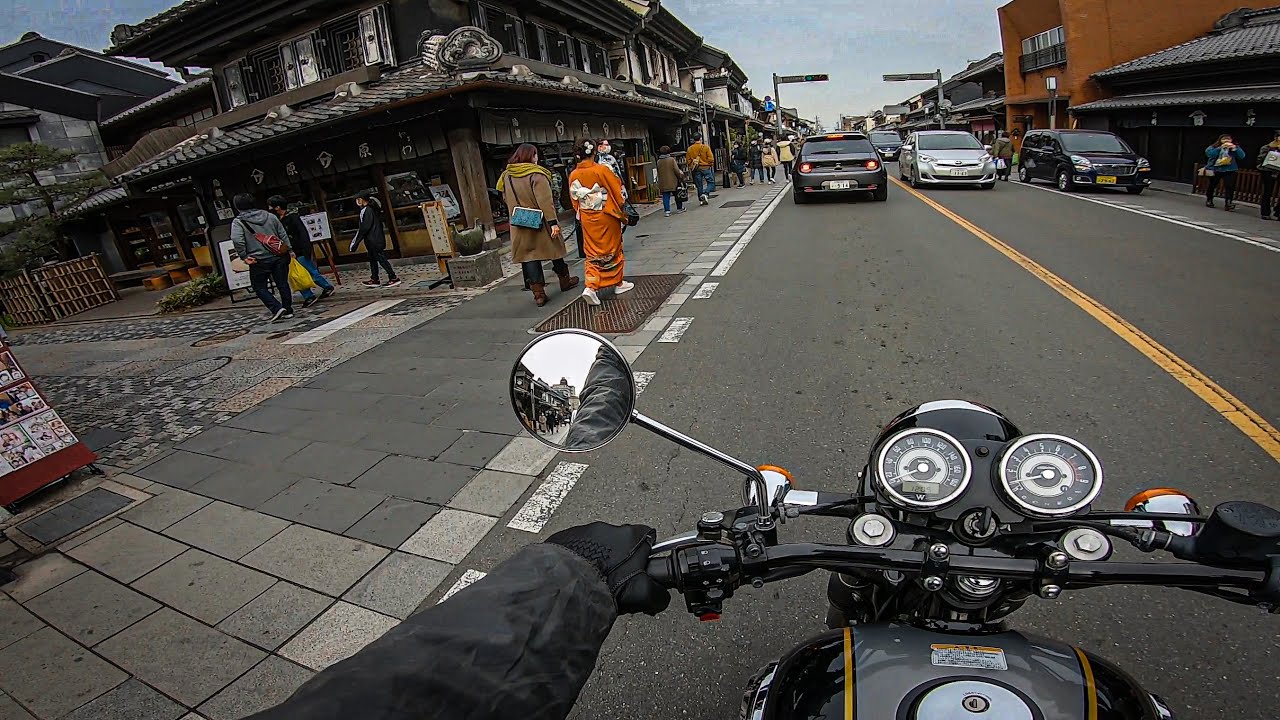 [小江戸川越] W800で蔵の街ツーリング。[環境音]