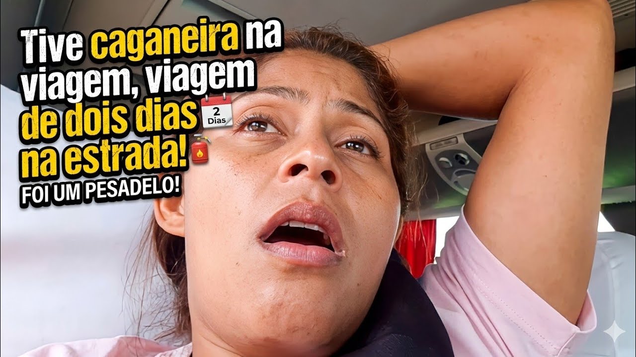 DOIS dias de VIAGEM com DIARRÉIA 💩