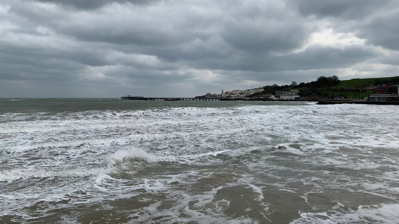 Beast from the East 2021 in Swanage