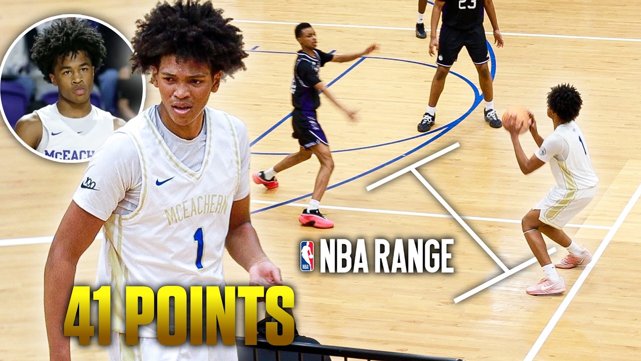 He Nearly BROKE Sharife Cooper's Playoff Record!! 4-Star Chase Lumpkin Drops 41 POINTS In Sweet 16