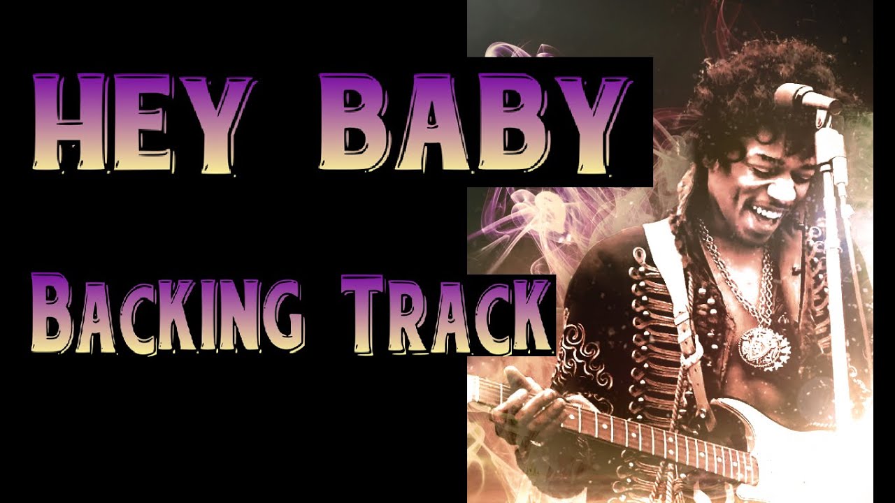 JIMI HENDRIX Backing Track ~ HEY BABY (New Rising Sun) w. VOCALS ~ Key Ab Minor