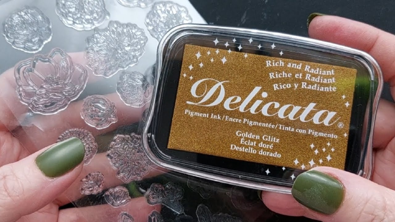 Is this the Best Gold Ink Pad for Stamping Eco / Jesmonite and Resin ?