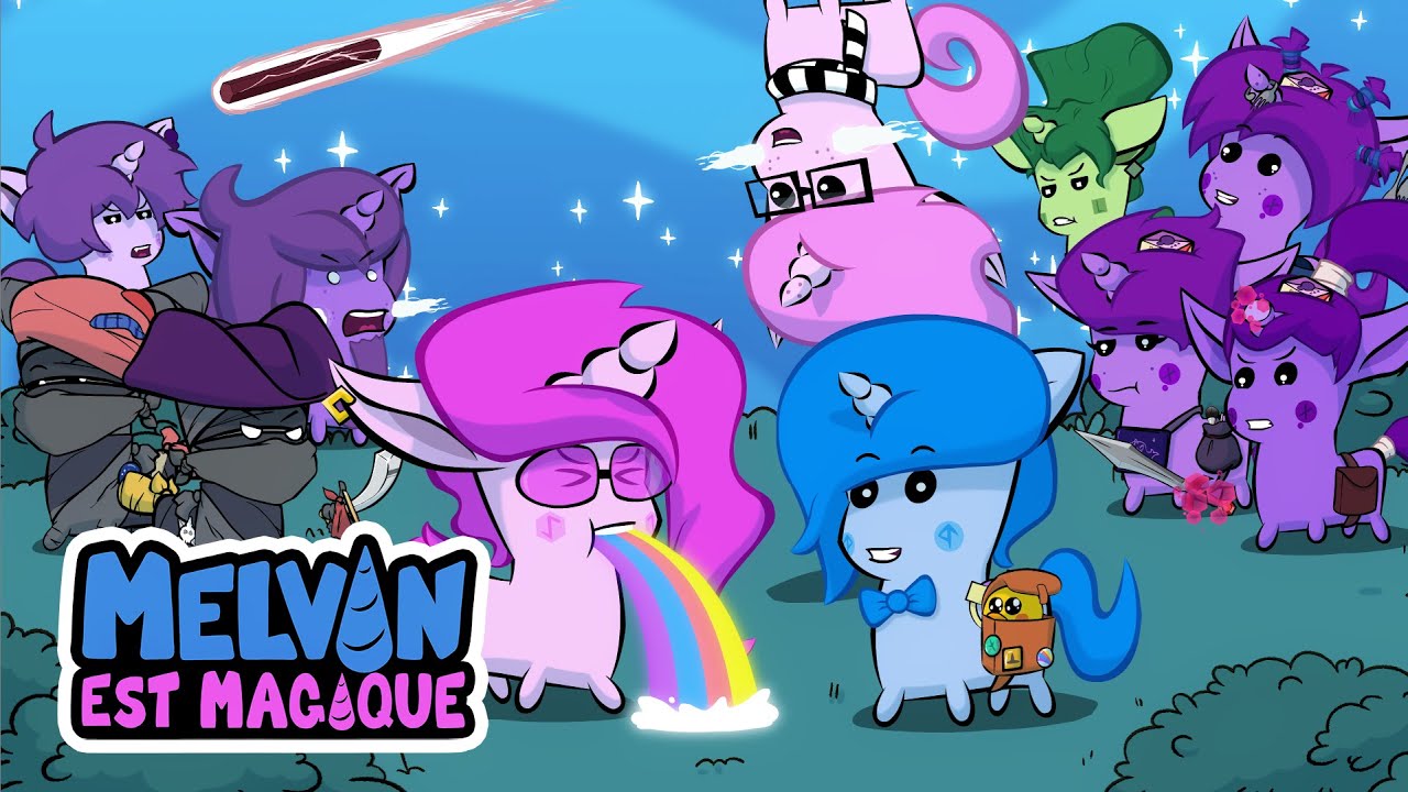 J'AI CR&Eacute;&Eacute; UNE S&Eacute;RIE ANIM&Eacute;E : Melvin Est Magique