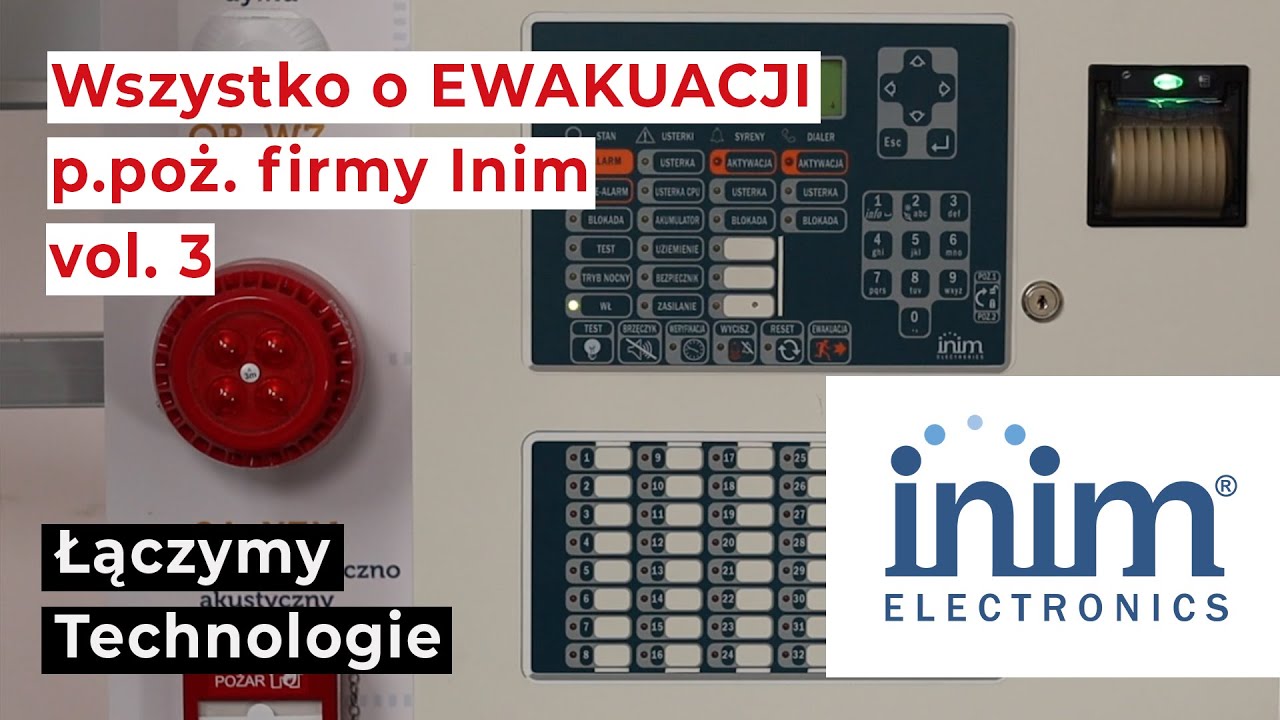 Wszystko o systemach p.poż. firmy Inim - Cz.3 | PYTANIA DO EKSPERTA | Vidicon Sp. z o.o.