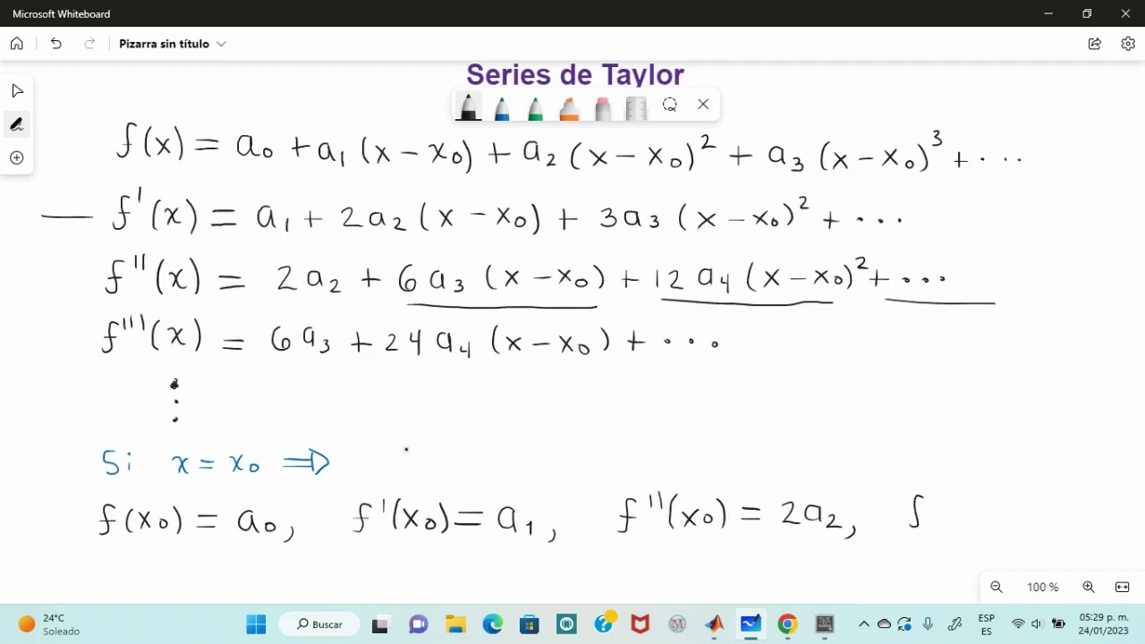 Series de Taylor. M&eacute;todos Num&eacute;ricos