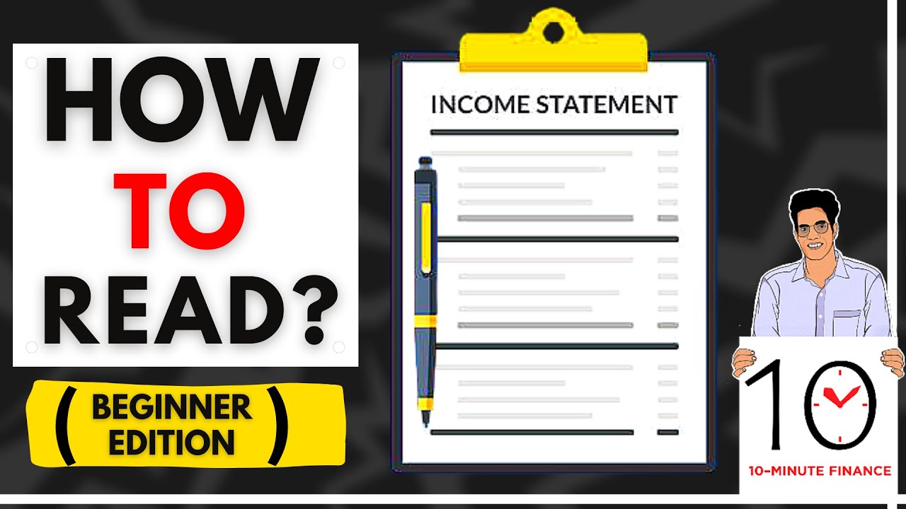 How To Read Income Statement For INVESTING? | Income Statement Analysis [ABSOLUTE BEGINNER EDITION]