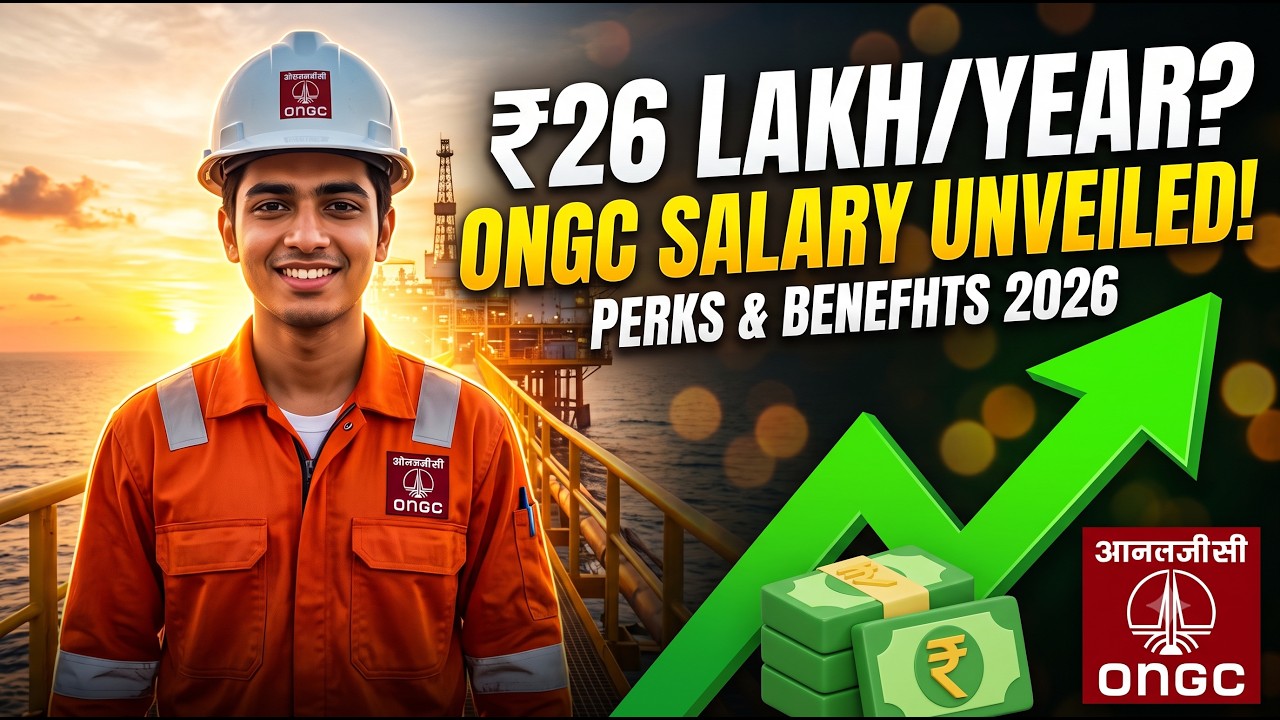 ONGC Salary, Perks & Allowances Exposed! 💰 | ₹26 Lakh Package Breakup  #psu #psujobs2025 #gate2026