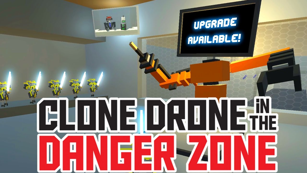 Titanium Level 21 and All Upgrades! - Clone Drone in the Danger Zone Gameplay