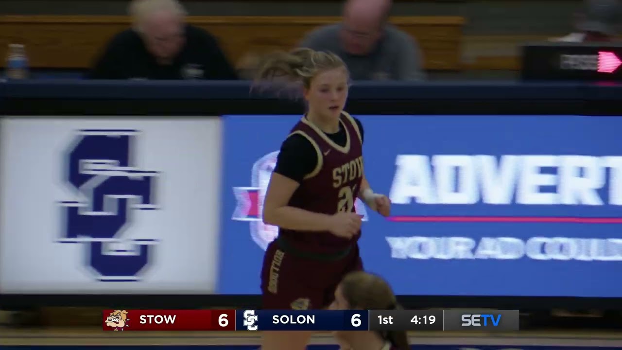12/10/25 Solon Girls Varsity Basketball vs. Stow-Munroe Falls