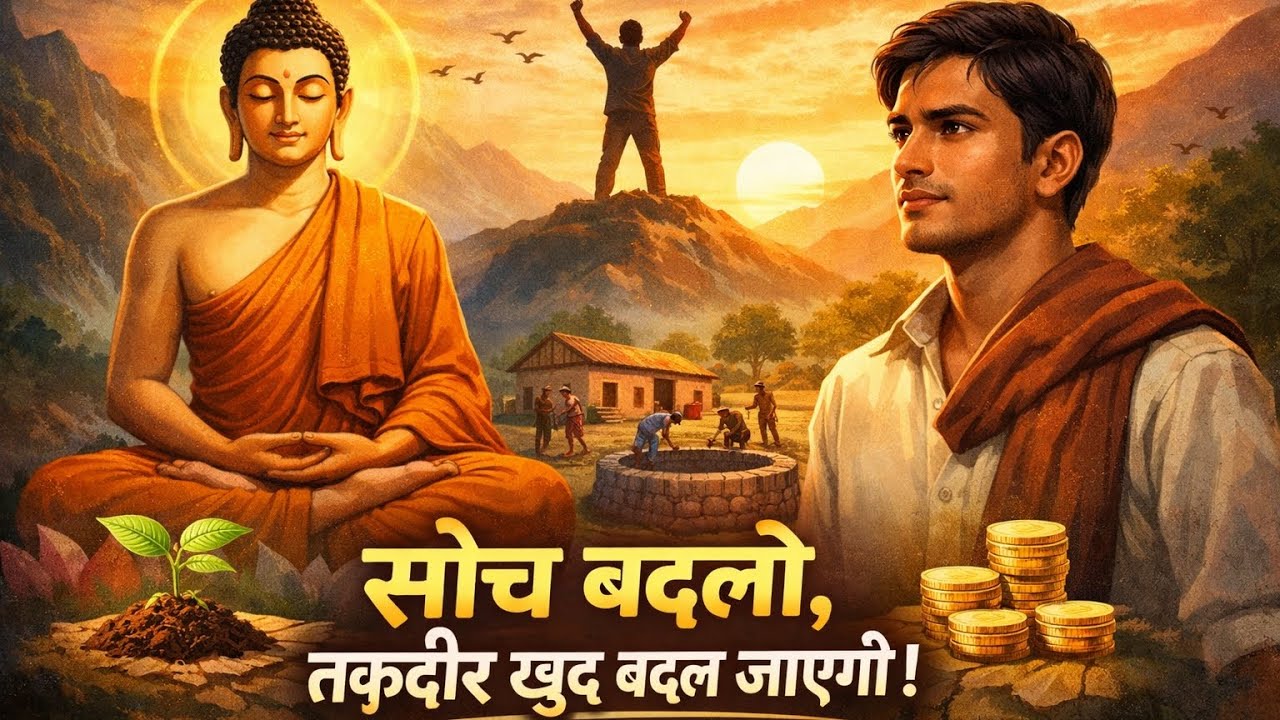 सोच बदलो, तक़दीर खुद बदल जाएगी | Best Buddhist Motivation Story for Success | Powerful Hindi 