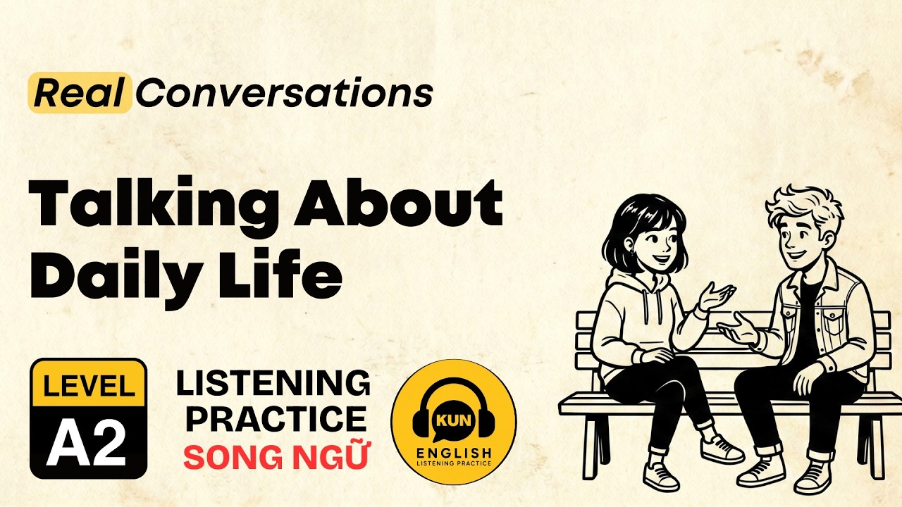 A2 English Listening Practice | Easy Daily Conversations for Beginners (Ep. 03)