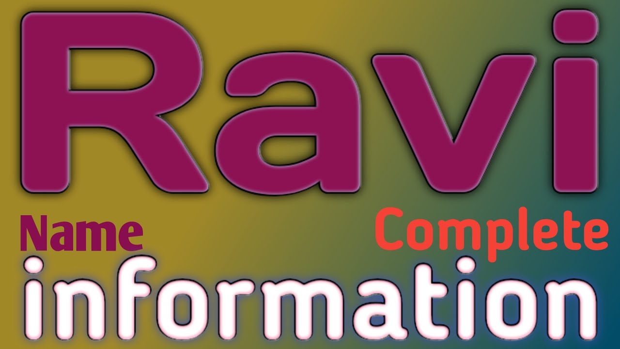 Ravi Name Meaning | Ravi Naam Ki Rashi | Secret of Name