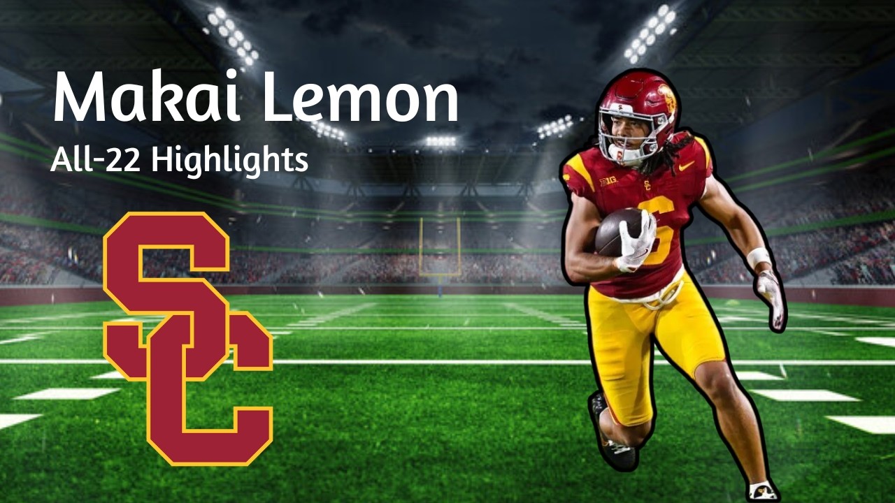 Makai Lemon All-22 Highlights