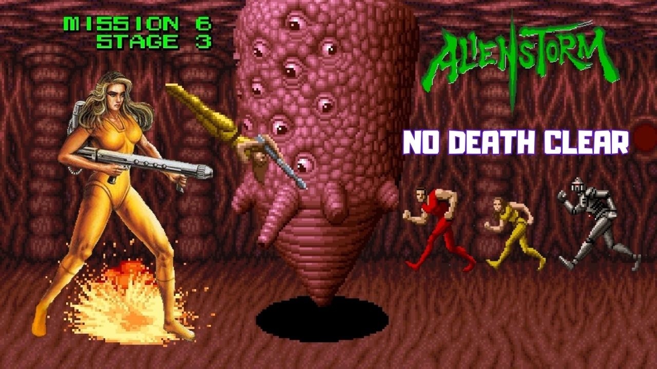 Alien Storm (Arcade) 1 Credit Clear with Karla (Default Difficulty)