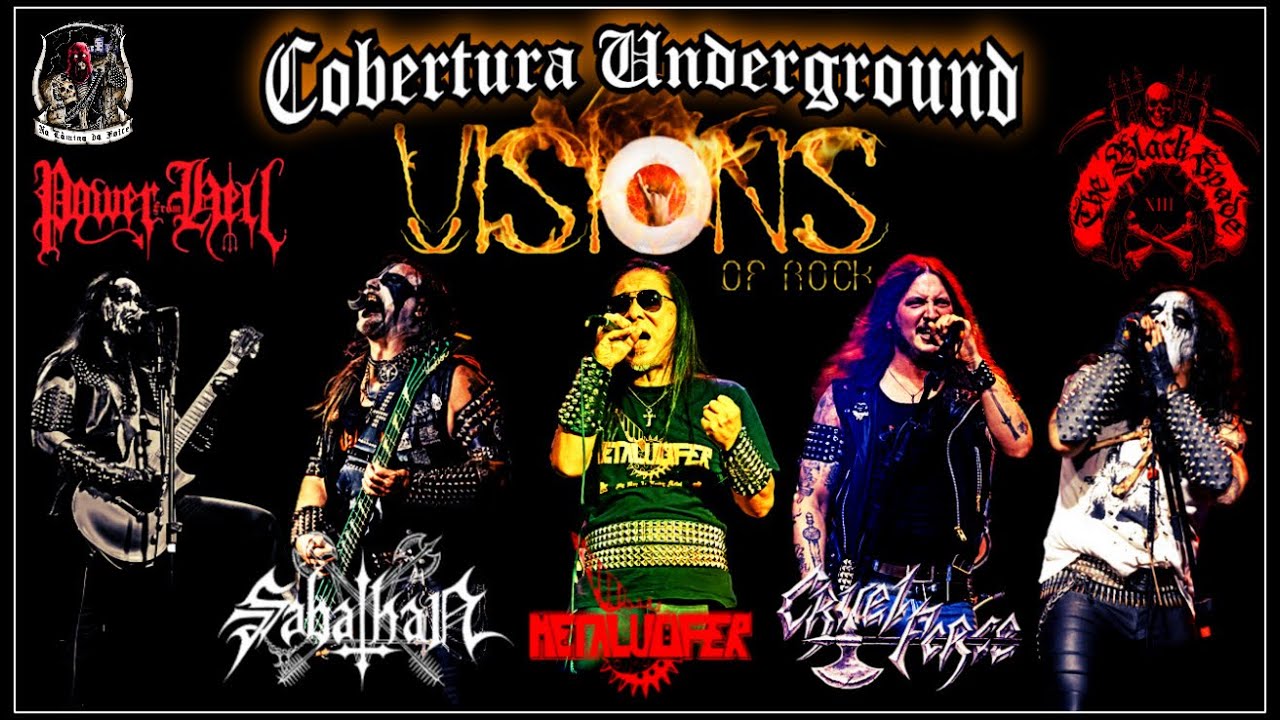🔥Cobertura: Visions of Rock: Metalucifer, Cruel Force, Sabathan, Power from Hell & The Black Spade⚡