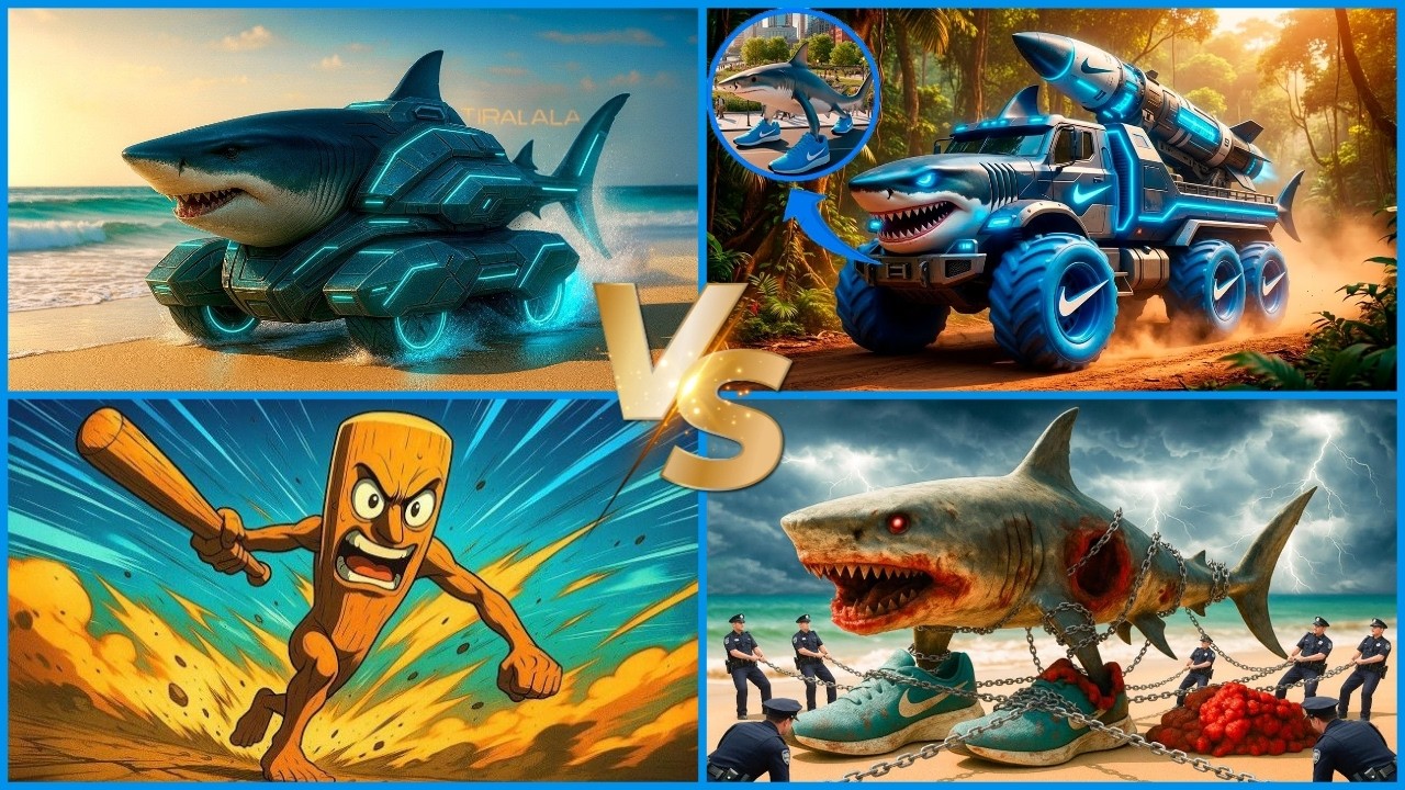 Tralalero tralala 🆚️ Sonic hedgehog 🆚️ Super car 🆚️Mutant shark tiles edm rush