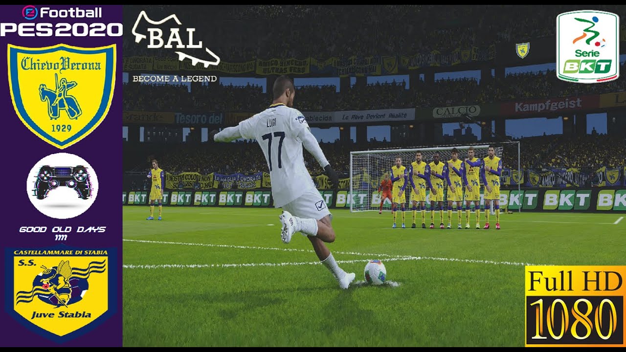 PES 2020 | Become a Legend | #22 | Chievo VS Juve Stabia | Super Star | PS4  (No Comment)