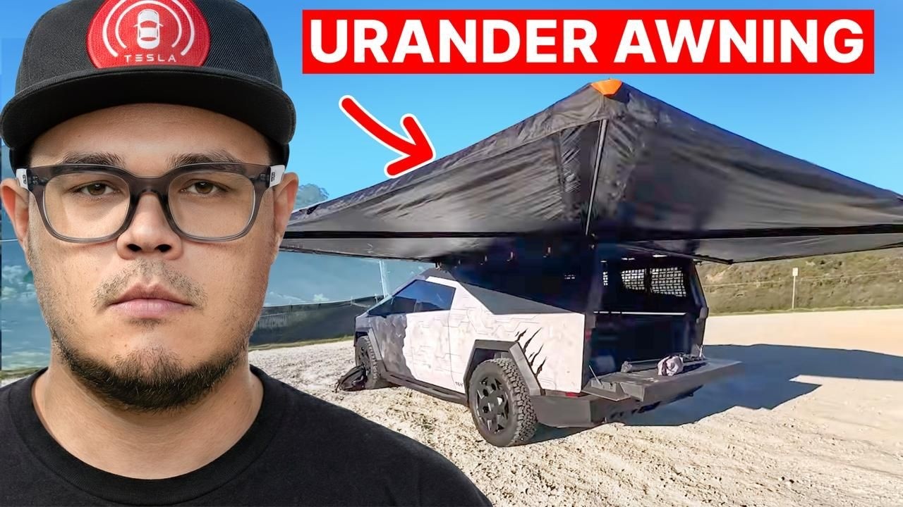 Лучший тент для Cybertruck, изготовленный компанией Urander.