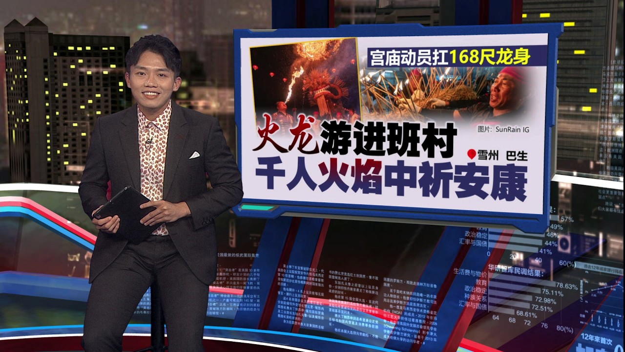 168尺“火龙”游进班达马兰新村   千人火焰中祈安康 | 新闻报报看 09/03/2026
