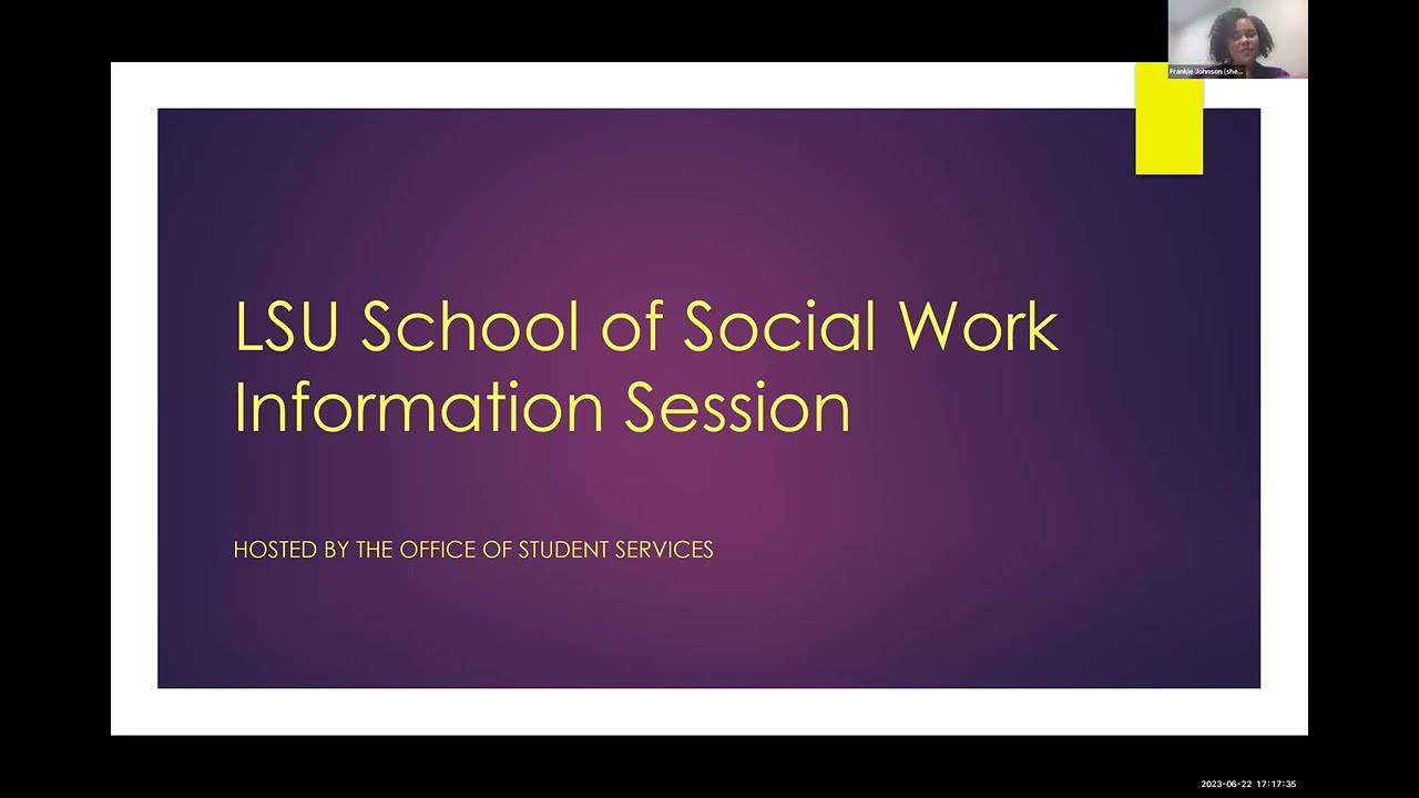LSU School of Social Work Graduate Programs