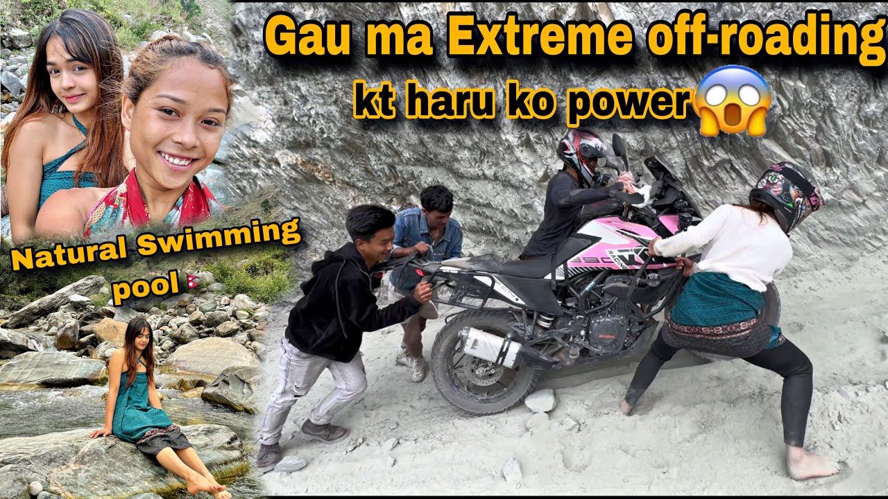 😰GAU MA LUNGI lagayera OFF-roading😨GARO PARYO😂