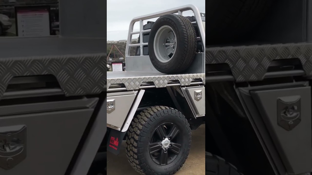 Toyota Land Cruiser ute conversion walk around Golden Gate Bridge