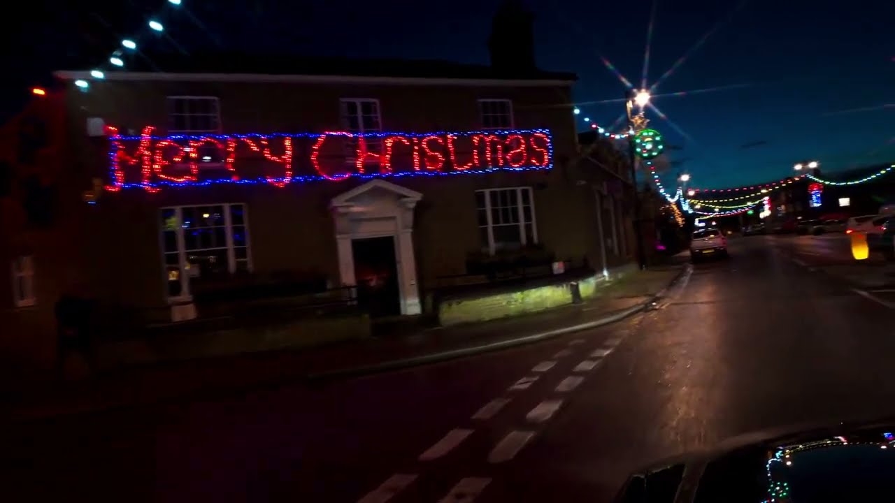 Chatteris Cambridgeshire Chatteris Xmas Lights 2023