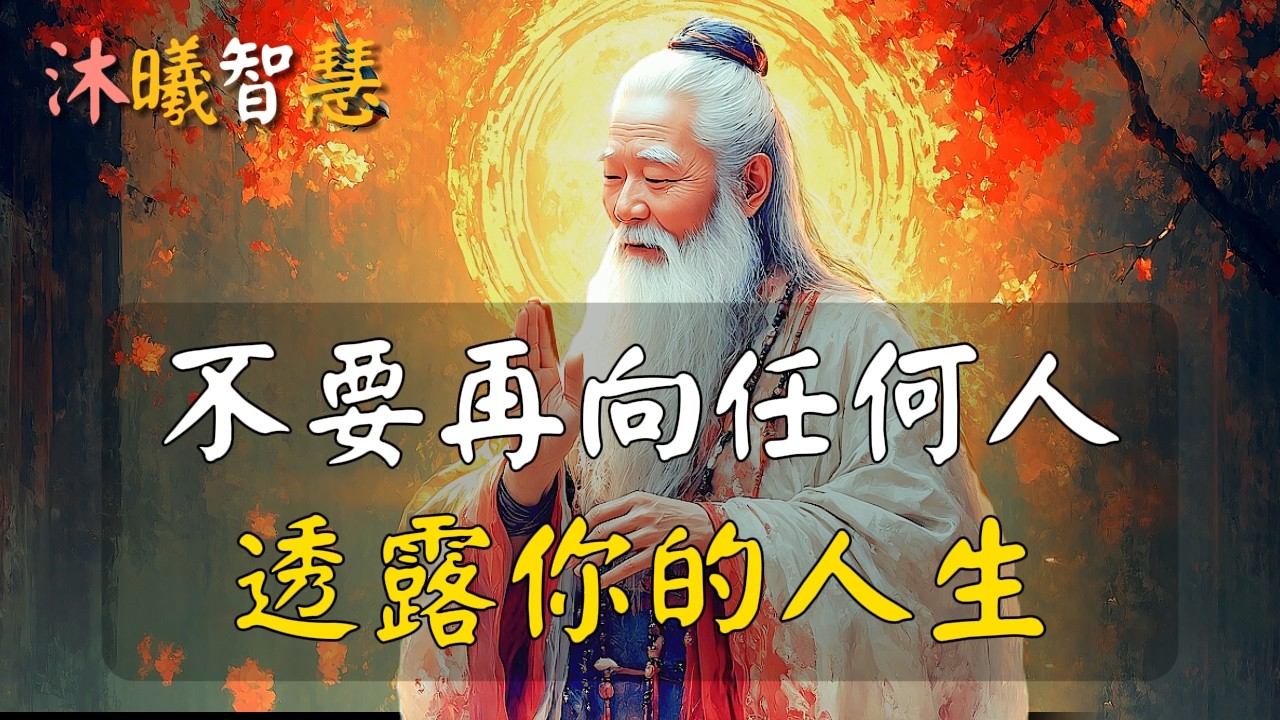 千萬不要跟別人聊這些事！你的這些事，千萬不要跟別人透露 #沐曦智慧