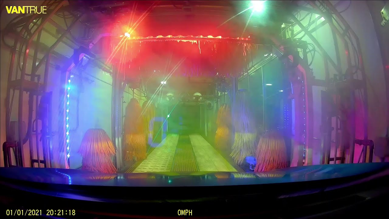 Colorful Night Time Petro Canada Glide Wash