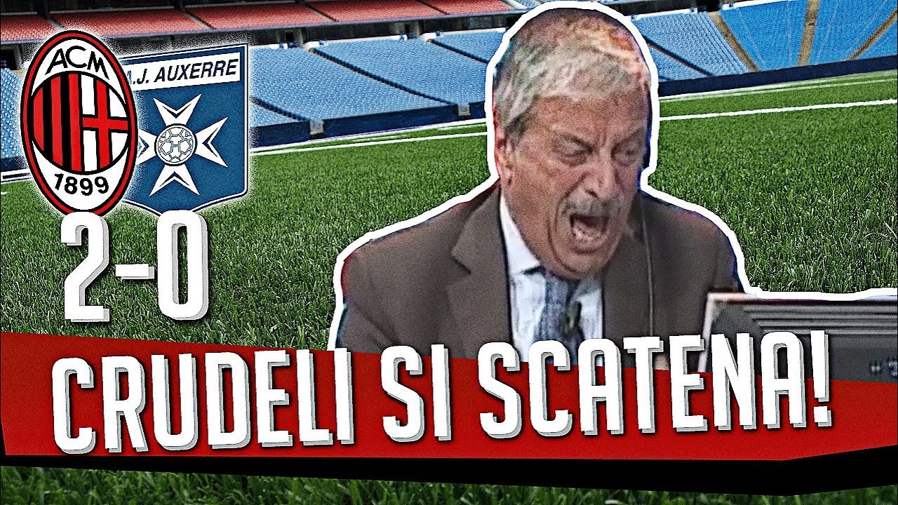 Direttastadio 7Gold - CRUDELI SI SCATENA! (MILAN AUXERRE 2-0)