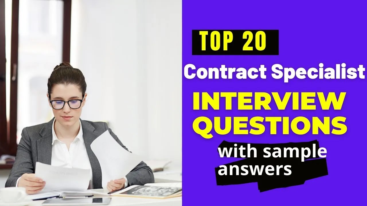 Contract Specialist Interview Questions and Answers for 2026