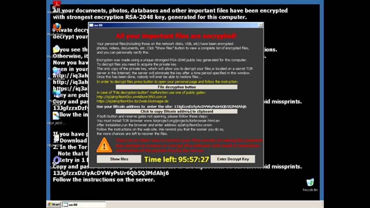 Так выглядит работа шифровальщика TeslaCrypt