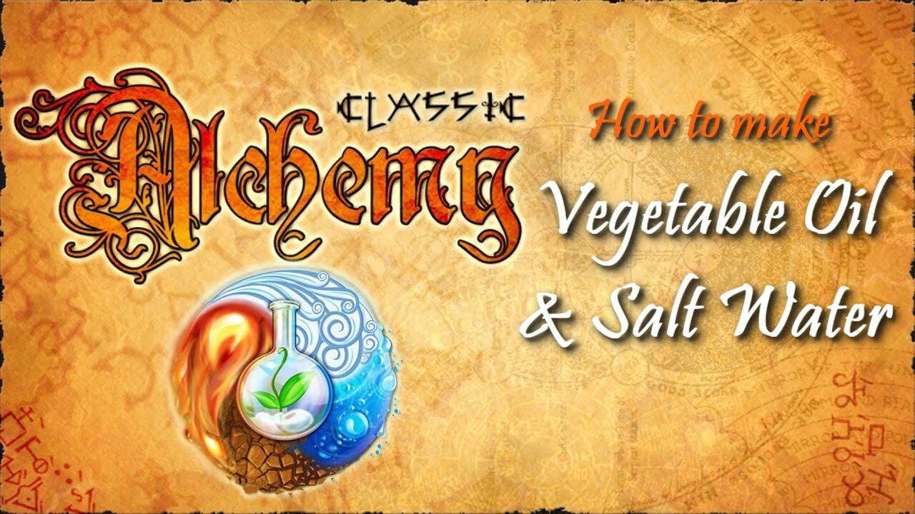 Alchemy Classic-How to make Vegetable Oil & Salt Water Recipes Walkthrough