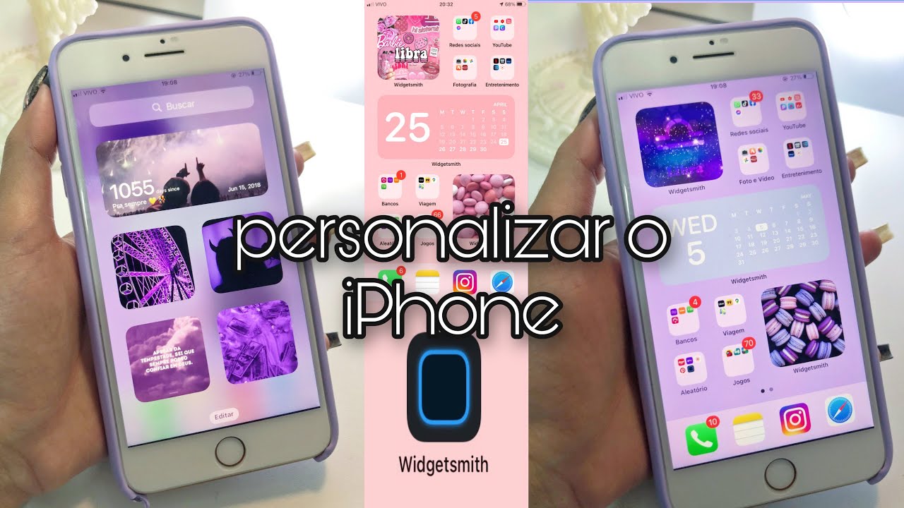 COMO ORGANIZAR O IPHONE POR PASTAS E COR | IPhone 8 Plus [2021]