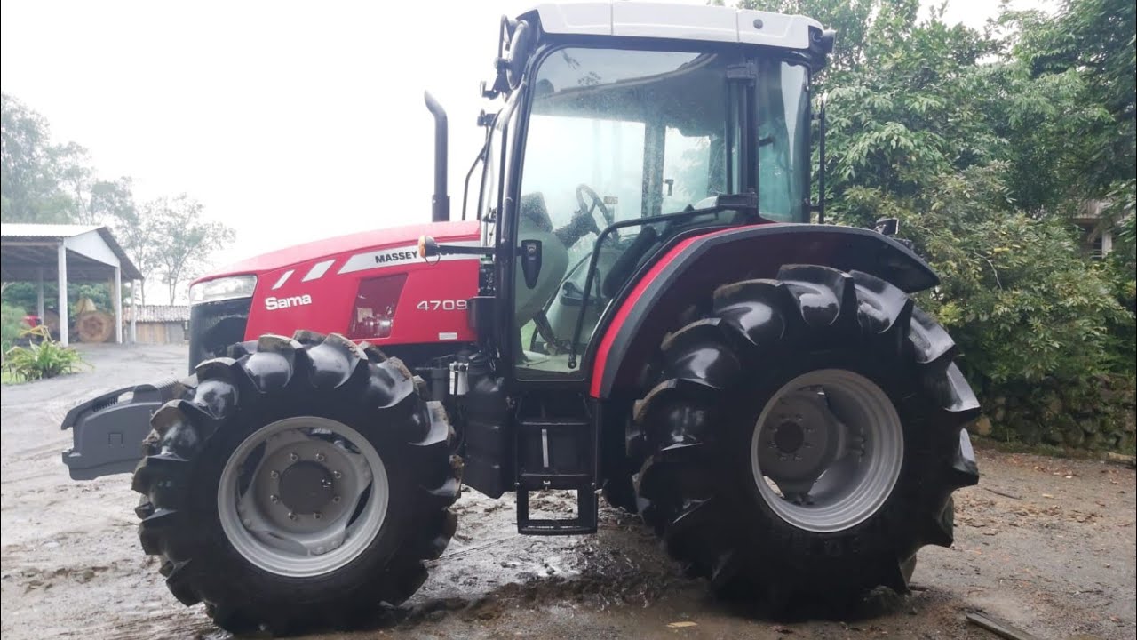 MOSTRANDO O NOSSO NOVO TRATOR MASSEY FERGUNSON 4709 !!!!!!