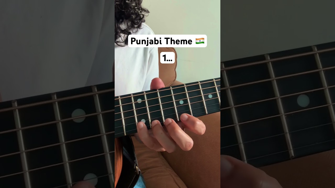 EASY Punjabi Song Guitar Tutorial (Mundian To Bach Ke - Panjabi MC) 🎸 #shorts