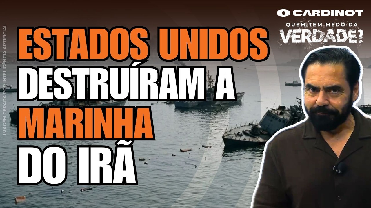 Como os ESTADOS UNIDOS afundaram toda a MARINHA DO IRÃ em dias! CONFIRA