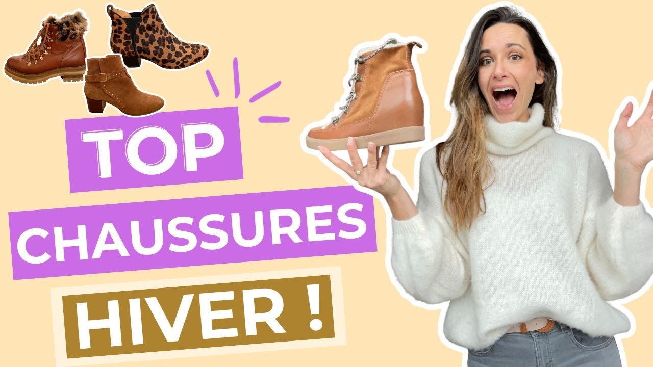 5 chaussures pour l’hiver : élégantes, confortables et stylées ! ✨❄️