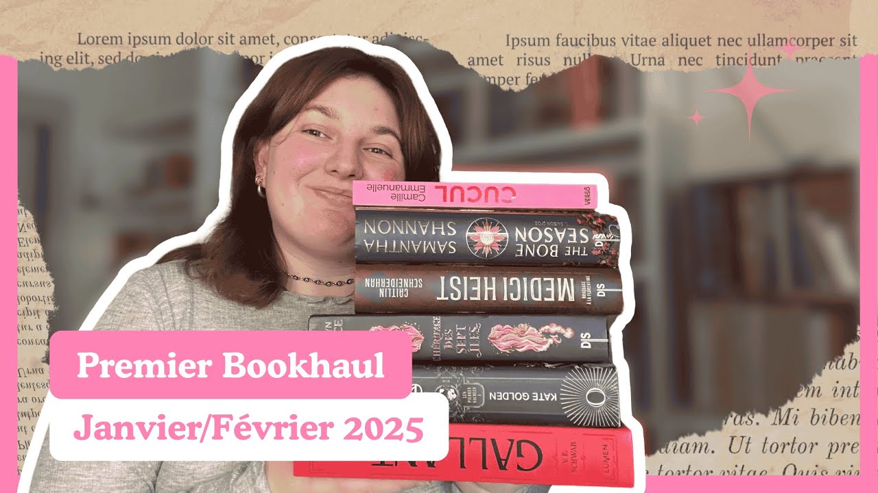 📚  [BOOKHAUL #1] -  Janvier / Février 2025 + 27 livres !