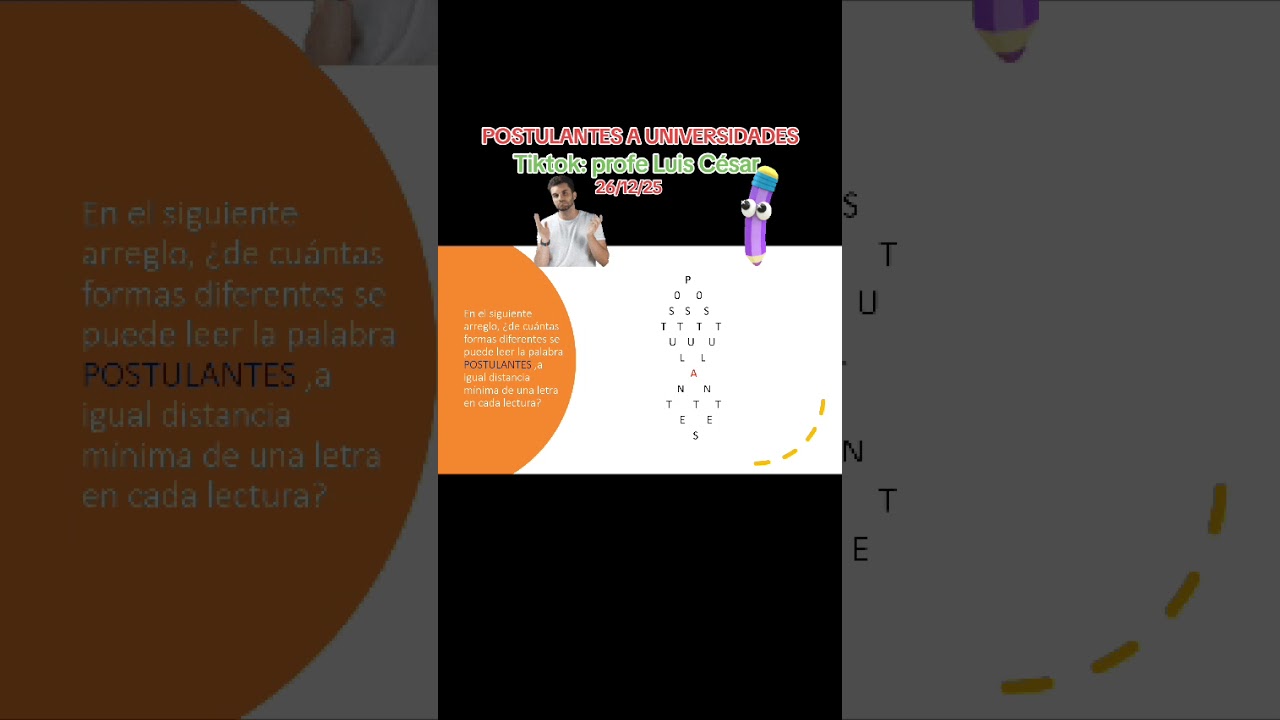 Razonamiento matemático: conteo de palabras. 