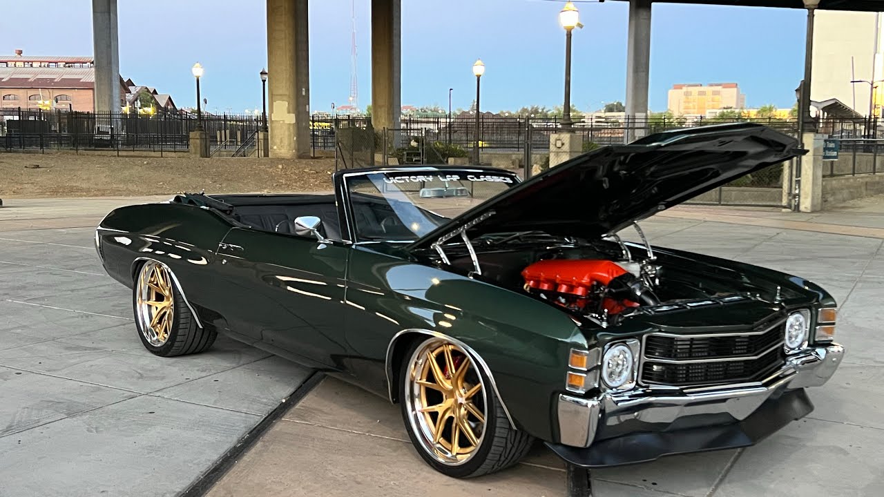 FOR SALE CALL 9168567931 or Victorylapclassics.net. 1971 TwinTurbo LS3 Chevelle Restomod 