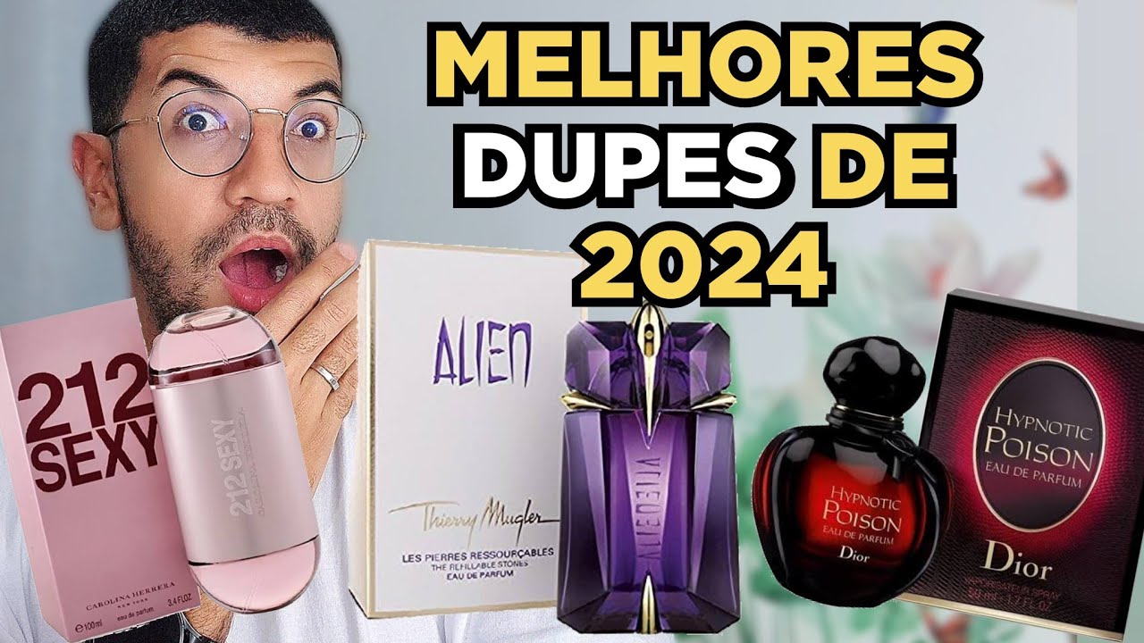 Os Melhores Perfumes Dupes, Inspirados e Perfumes Contratipos de 2024