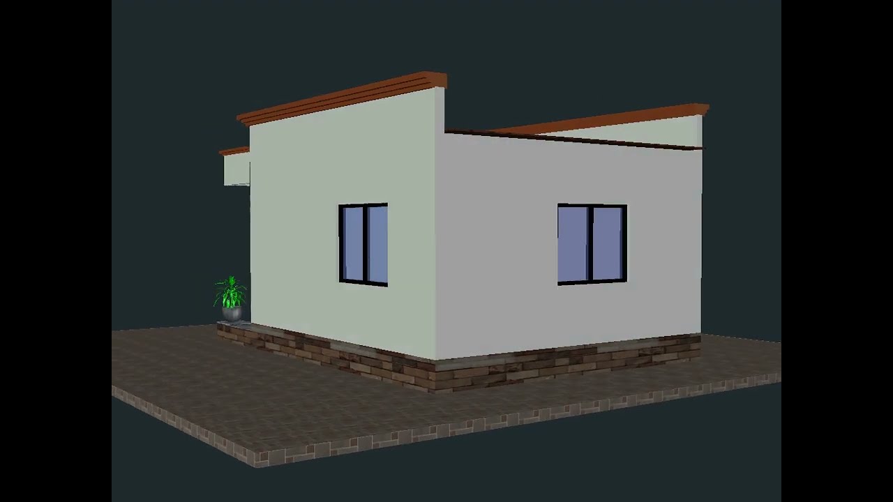 Simple Chamber & Hall Self-Contained plan