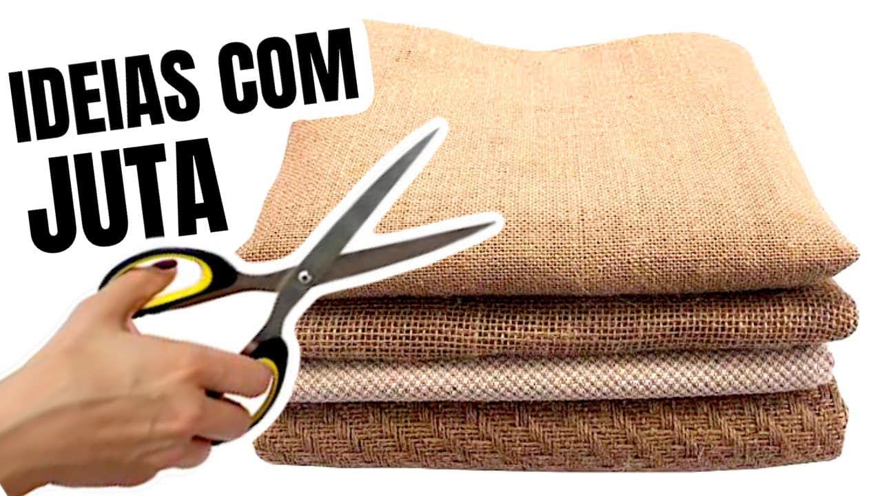 3 Idéias Incríveis de artesanato com juta😱✂️
