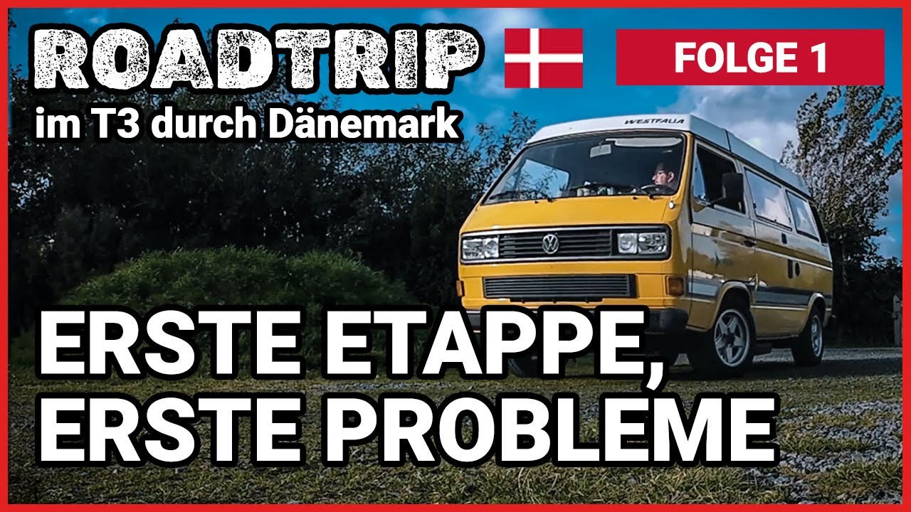 F1 | 🚌 Der Roadtrip in gelb startet – Mit dem VW T3 durch Dänemark 🇩🇰